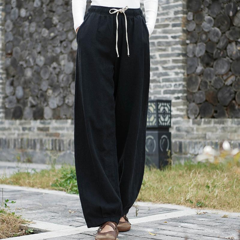 Брюки-фонарики Johnature, осенне-зимние свободные женские брюки в стиле ретро больших размеров One Size чёрный
Брюки-фонарики Johnature, осенне-зимние свободные женские брюки в стиле ретро больших размеров One Size чёрный