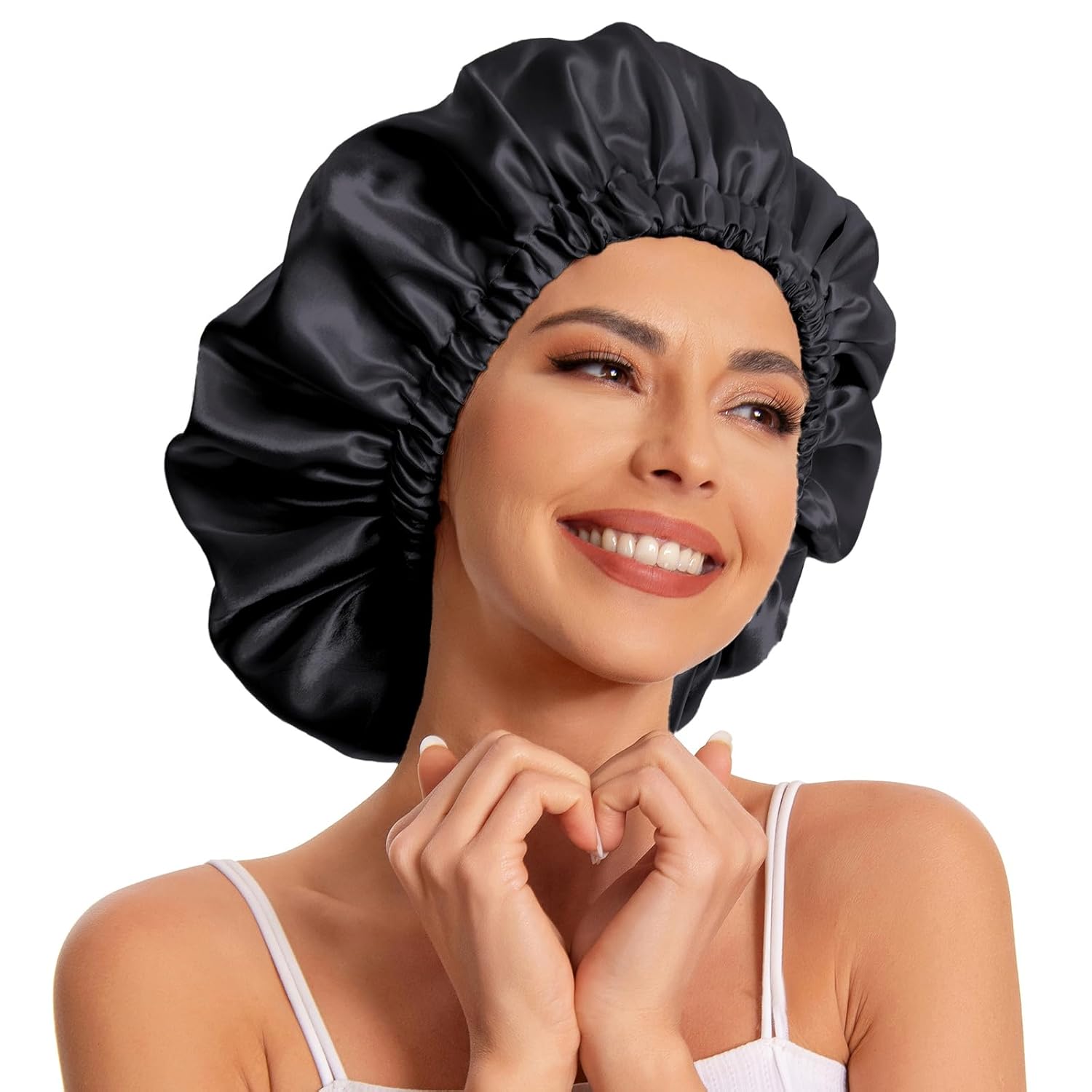 Adjustable Double-Layer Reusable Shower Cap, Large for All Hair, Girls Spa Bath, Soft for Women Long Hair чёрный
Adjustable Double-Layer Reusable Shower Cap, Large for All Hair, Girls Spa Bath, Soft for Women Long Hair чёрный