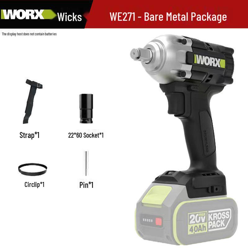 Wickes Brushless Electric Wrench WE271 - Lithium Battery, Impact Tool for Woodworking and Torque Applications
Wickes Brushless Electric Wrench WE271 - Lithium Battery, Impact Tool for Woodworking and Torque Applications