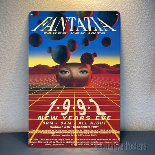 Fantazia 1992 UK rave acid house Flyer Metal Poster - Sign-Size:20x30cm good 20x30cm(7.8x11.8inch)
Fantazia 1992 UK rave acid house Flyer Metal Poster - Sign-Size:20x30cm good 20x30cm(7.8x11.8inch)