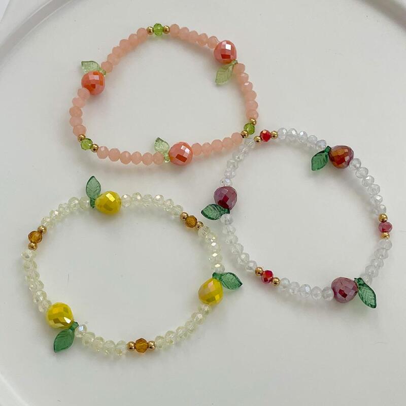 Tihava Bracelet Bead Retro Beads Pippi Translucent Women Orange
Tihava Bracelet Bead Retro Beads Pippi Translucent Women Orange