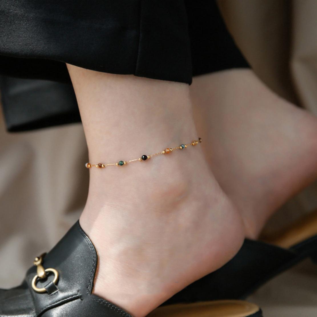Colorful Beads Necklace Women s Clavicle Chain Non-fading Stainless Steel Gold Color Minimalist Bohemian Zircon Birthday Gift
Colorful Beads Necklace Women s Clavicle Chain Non-fading Stainless Steel Gold Color Minimalist Bohemian Zircon Birthday Gift