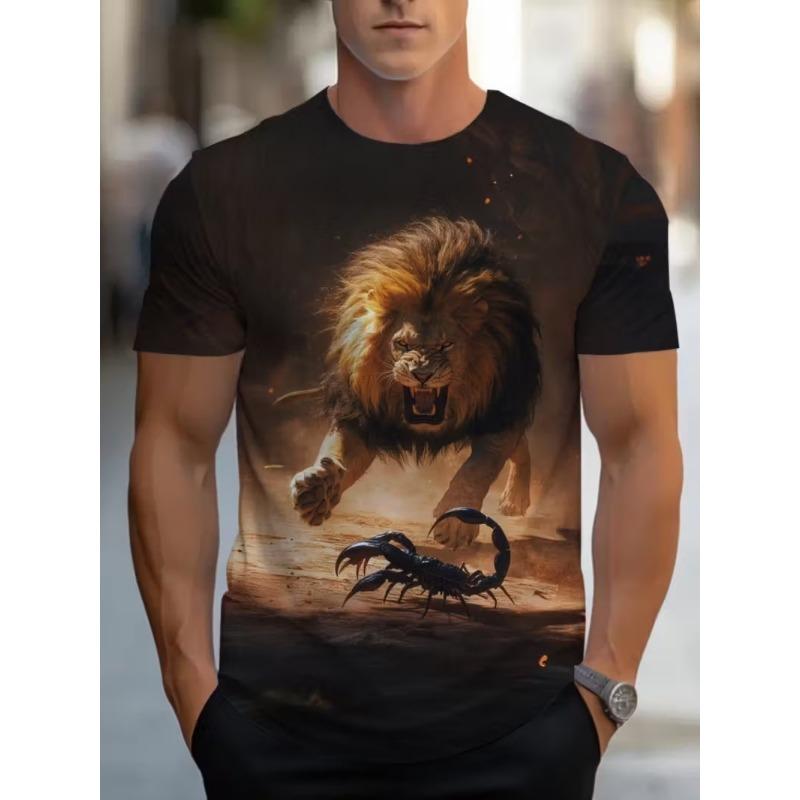 Fashion Animal Graphic 3D Print T-shirts Oversized Men s Short Sleeve T Shirt Tops Outdoor Loose Crew Neck T-Shirt for Men S
Fashion Animal Graphic 3D Print T-shirts Oversized Men s Short Sleeve T Shirt Tops Outdoor Loose Crew Neck T-Shirt for Men S