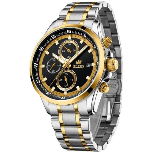 OLEVS Men s Quartz Popular Watch Stylish Multifunctional Watch Stainless Steel Waterproof Date Men s Watch Analog Fashion Student Company Watch for Me
OLEVS Men s Quartz Popular Watch Stylish Multifunctional Watch Stainless Steel Waterproof Date Men s Watch Analog Fashion Student Company Watch for Me