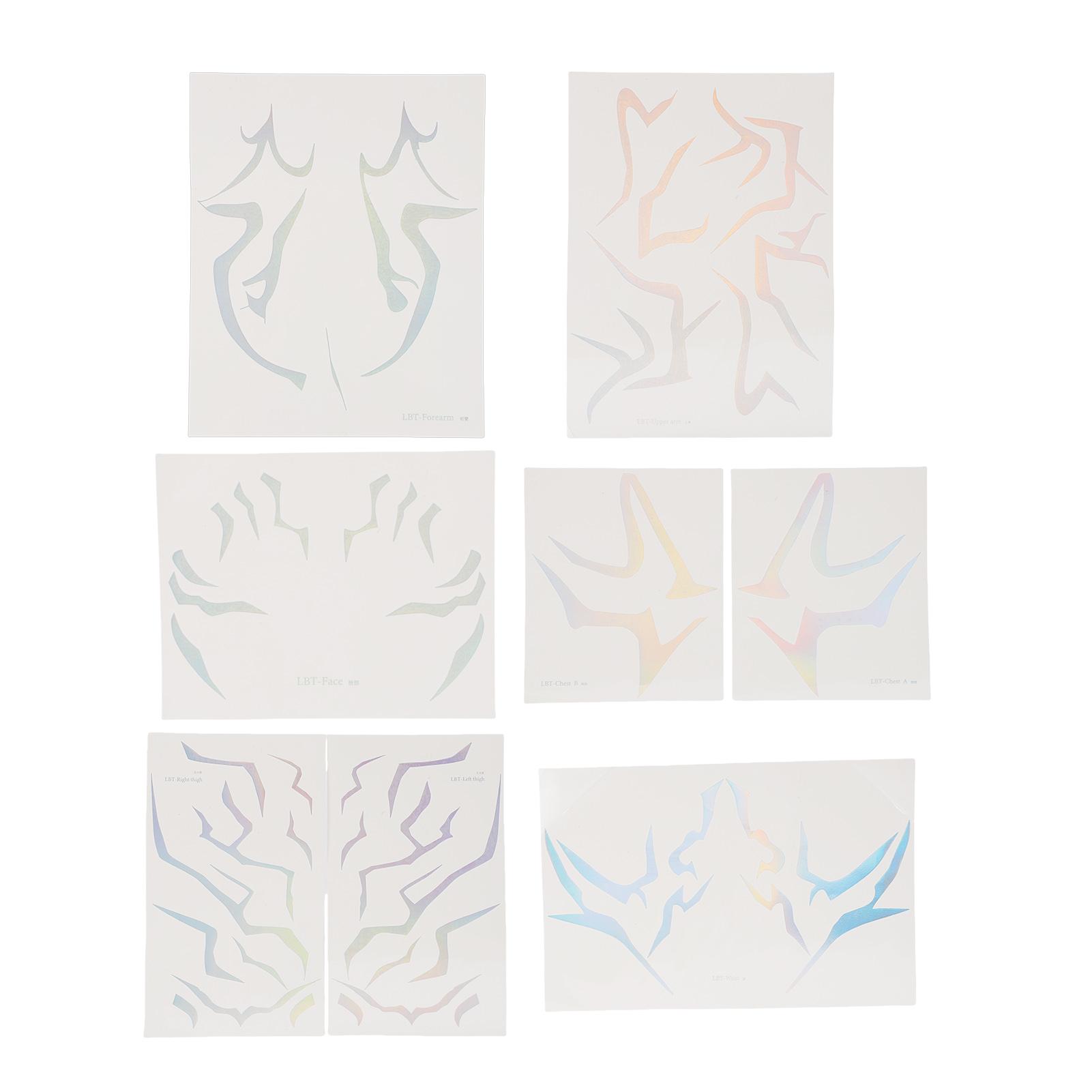 KPop Makeup Stickers, Sweat-Proof Temporary Tattoos, Water Transfer Stickers for Cosplay, Festivals, Music Events, Parties, and Daily Use
KPop Makeup Stickers, Sweat-Proof Temporary Tattoos, Water Transfer Stickers for Cosplay, Festivals, Music Events, Parties, and Daily Use