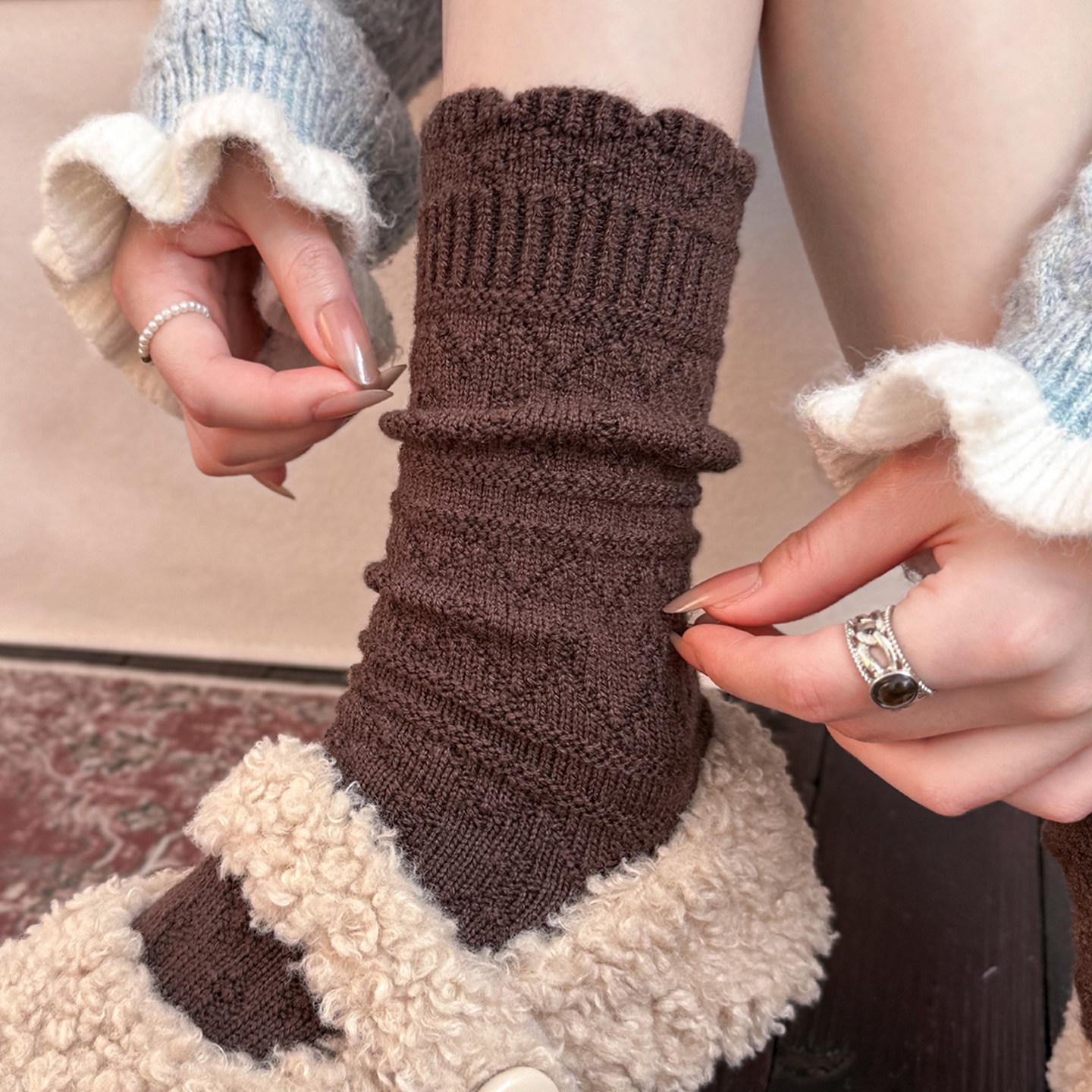 Women s Autumn Winter White Wool Lace Mid-Calf Socks - Japanese Style, Hollow Knit, Thick Warm Boot Socks One Size (Leg Slimming/Leg Shaping)
Women s Autumn Winter White Wool Lace Mid-Calf Socks - Japanese Style, Hollow Knit, Thick Warm Boot Socks One Size (Leg Slimming/Leg Shaping)