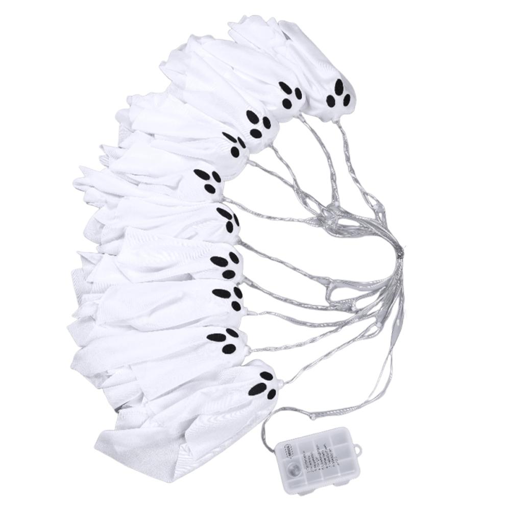 10Pcs Halloween Ghost String Lights W/ 8 Light Modes LED Ghost Battery Operated Halloween Lights for Garden Indoor Party
10Pcs Halloween Ghost String Lights W/ 8 Light Modes LED Ghost Battery Operated Halloween Lights for Garden Indoor Party