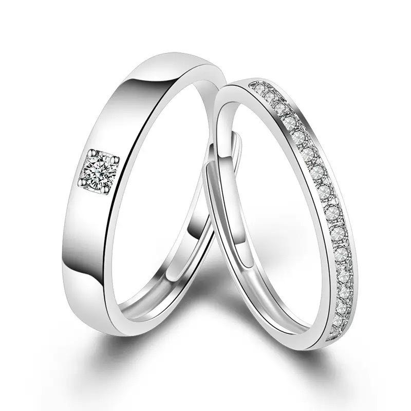 S925 Sterling Silver Starry Sky Adjustable Pave Diamond Couple Rings – Minimalist, Trendy Wedding Bands Full Starry Sky Women s Ring (Platinum)
S925 Sterling Silver Starry Sky Adjustable Pave Diamond Couple Rings – Minimalist, Trendy Wedding Bands Full Starry Sky Women s Ring (Platinum)