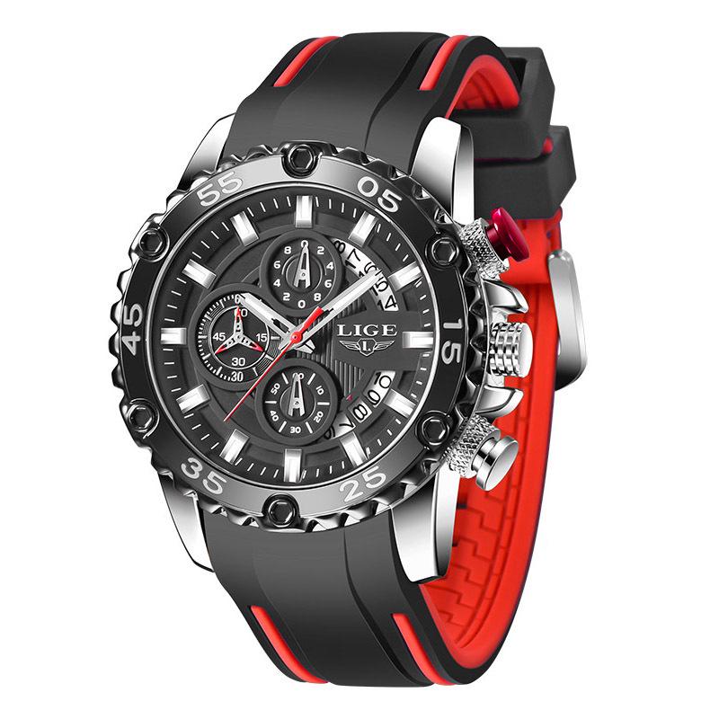 LIGE Quartz Chronograph - Business Steel Strap, Six-Hand Calendar, Large Dial 10027
LIGE Quartz Chronograph - Business Steel Strap, Six-Hand Calendar, Large Dial 10027