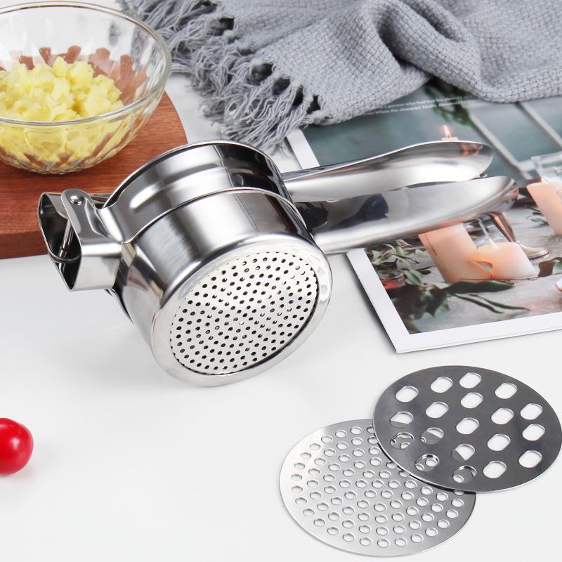 Ricer For Mashed Potatoes Fruit And Vegetables Masher 3-In-1 Food Ricer Mash Potato Masher Stainless Steel Sweet Potato Masher
Ricer For Mashed Potatoes Fruit And Vegetables Masher 3-In-1 Food Ricer Mash Potato Masher Stainless Steel Sweet Potato Masher