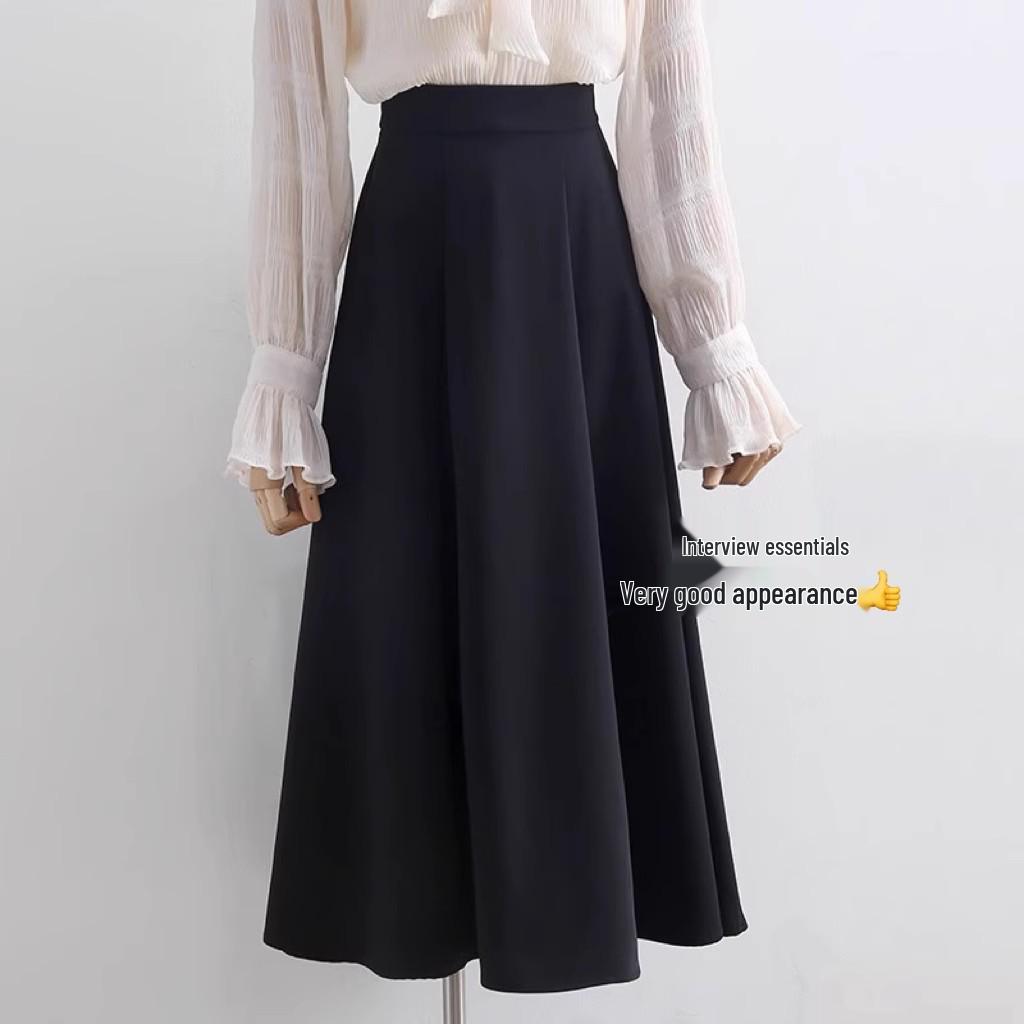 Plus Size A-Line High Waist Skirt for Women - Black, Medium Length, Slimming Fit 3XL чёрный
Plus Size A-Line High Waist Skirt for Women - Black, Medium Length, Slimming Fit 3XL чёрный