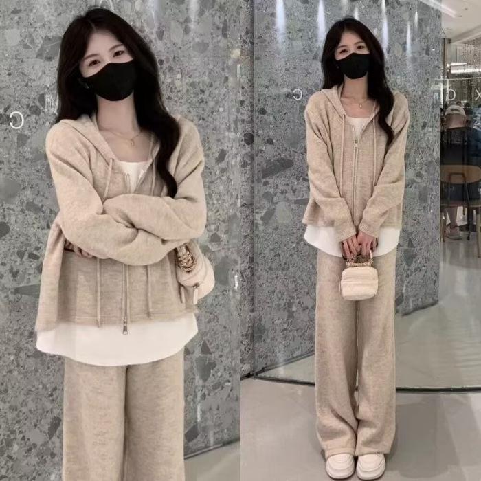 Women s Casual Sports Suit - 2025 Spring/Autumn Hooded Sweatshirt & Wide-Leg Pants Set Large
Women s Casual Sports Suit - 2025 Spring/Autumn Hooded Sweatshirt & Wide-Leg Pants Set Large