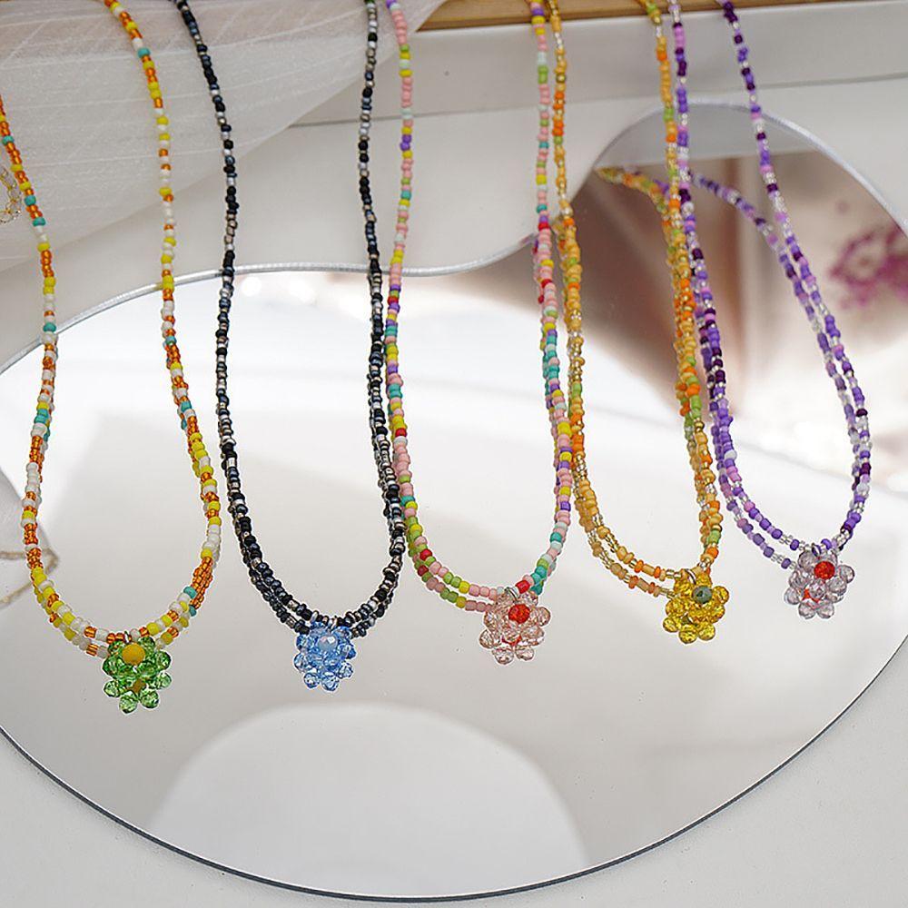 Bohemian Style Korean Style Clavicle Chain Flower Chocker Women Jewelry Crystal Bead necklace
Bohemian Style Korean Style Clavicle Chain Flower Chocker Women Jewelry Crystal Bead necklace