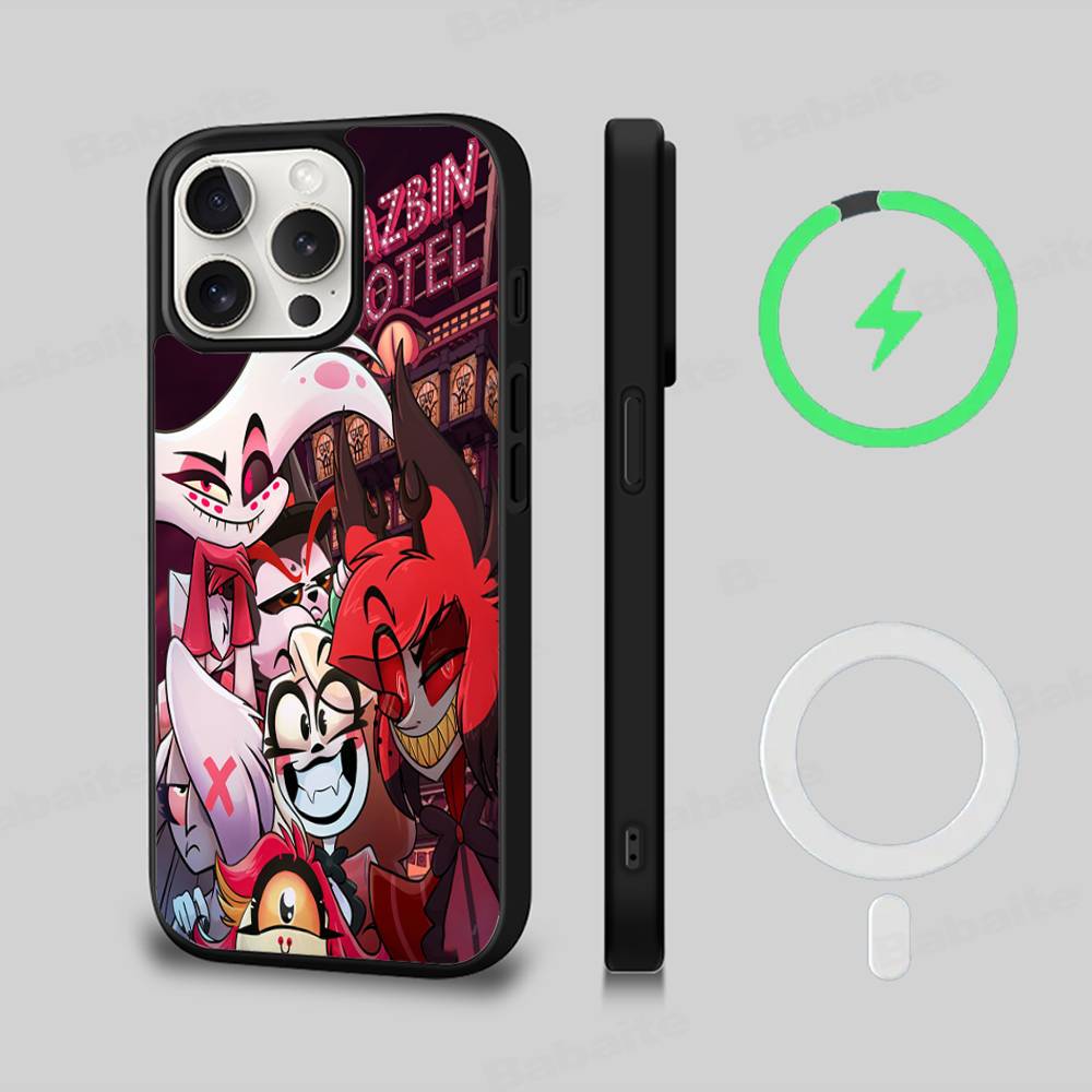 H-Hazbin H-Hotel Magnetic Case For iPhone 17 16 14 13 12 11 15 Pro Max Plus Wireless Charge Phone Cover iPhone 13
H-Hazbin H-Hotel Magnetic Case For iPhone 17 16 14 13 12 11 15 Pro Max Plus Wireless Charge Phone Cover iPhone 13