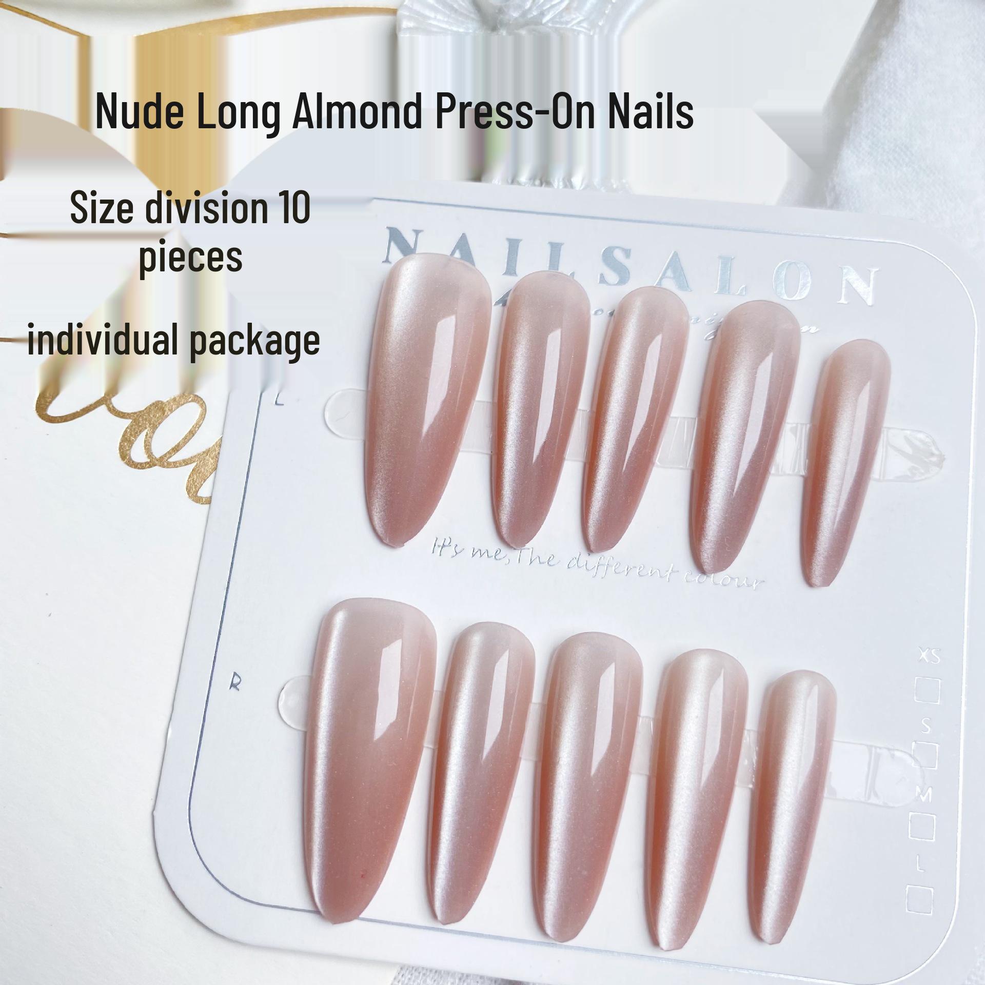 Spicy Girl Dark Style Black Almond Cat Press-On Nails, Long and Slender, 10 Pieces
Spicy Girl Dark Style Black Almond Cat Press-On Nails, Long and Slender, 10 Pieces