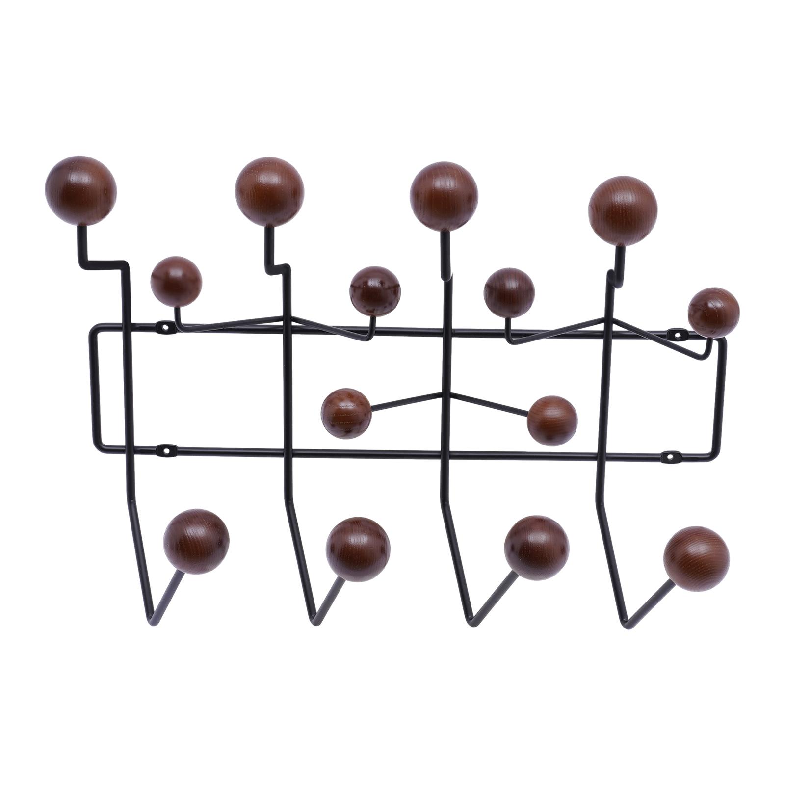 Wall Hanger Coat Rack Hang It All Candy Solid Walnut Wooden Balls Hat Organizer With 14 Hooks For Hallways, Bedrooms,Living Room чорний
Wall Hanger Coat Rack Hang It All Candy Solid Walnut Wooden Balls Hat Organizer With 14 Hooks For Hallways, Bedrooms,Living Room чорний