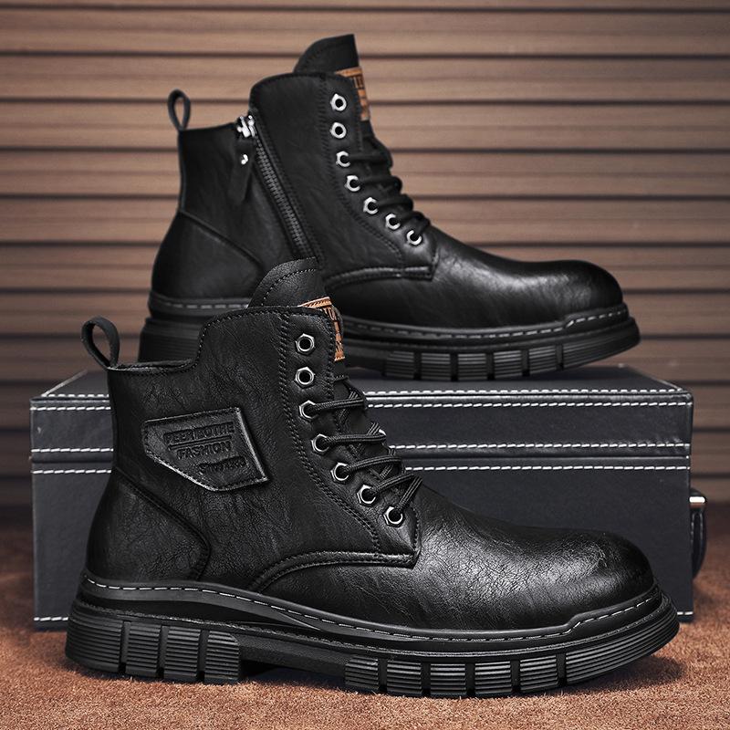 Martin boots men s heightening retro British high-top tooling shoes men s Hong Kong style high-end mid-top fur winter men s shoes 39
Martin boots men s heightening retro British high-top tooling shoes men s Hong Kong style high-end mid-top fur winter men s shoes 39