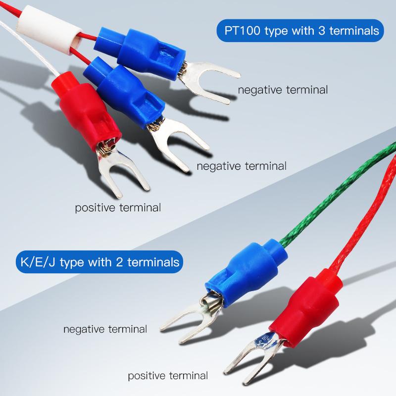 5mm*30mm PT100 Temperature sensor Type K J Small Probe Thermocouple 1m 2m 3m 4m 5m Braided Shielded Wire Temp Sensor VaneAims J Type 1m
5mm*30mm PT100 Temperature sensor Type K J Small Probe Thermocouple 1m 2m 3m 4m 5m Braided Shielded Wire Temp Sensor VaneAims J Type 1m