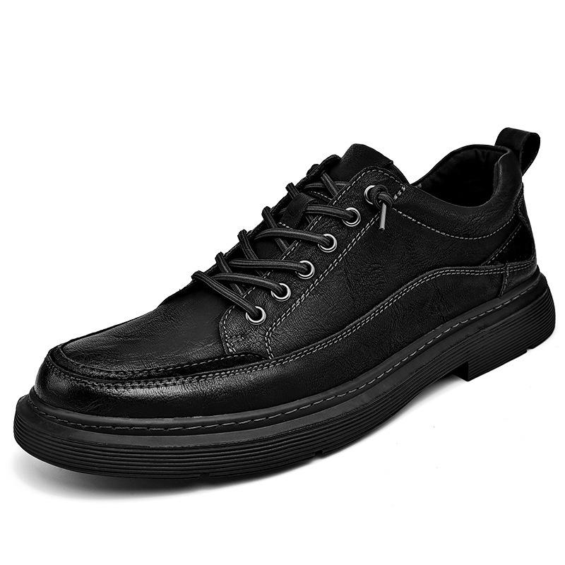 Men s casual leather shoes 2025 shoes men s low-top lace-up four-season men s shoes Shoes 38
Men s casual leather shoes 2025 shoes men s low-top lace-up four-season men s shoes Shoes 38