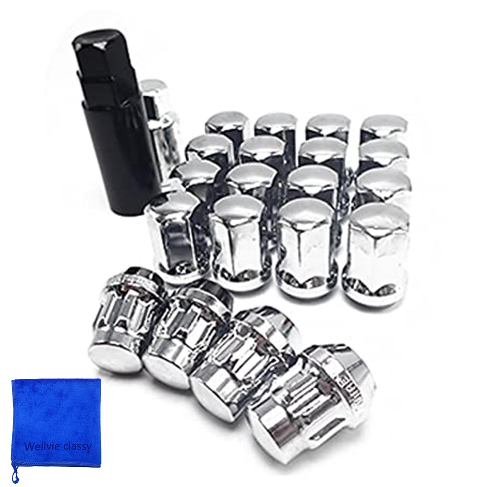 Wellvie Классные колесные гайки M12 x Комплект с контргайками Колесные гайки 4 Замка Сталь Серебристые Колпачки Гайки для Subaru и Suzuki x Гайки, P1.25/P1.5, 20 штук (16 +
Wellvie Классные колесные гайки M12 x Комплект с контргайками Колесные гайки 4 Замка Сталь Серебристые Колпачки Гайки для Subaru и Suzuki x Гайки, P1.25/P1.5, 20 штук (16 +