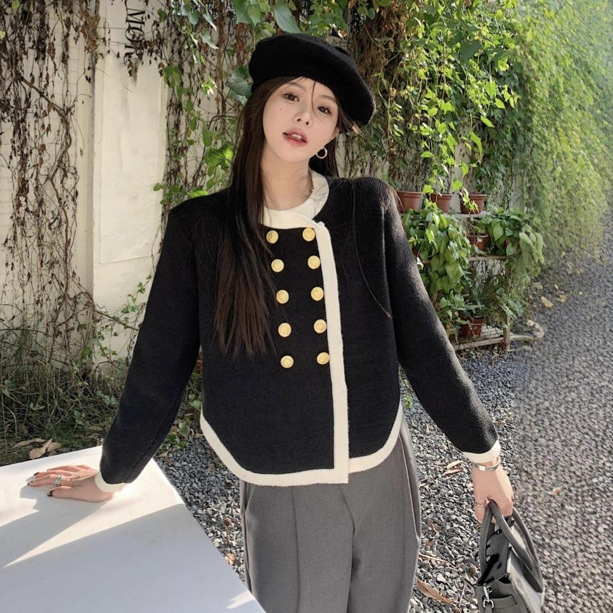Xiaoxiangfeng irregular white knitted cardigan jacket women s autumn and winter new French short long-sleeved sweater top one size fits all чорний
Xiaoxiangfeng irregular white knitted cardigan jacket women s autumn and winter new French short long-sleeved sweater top one size fits all чорний