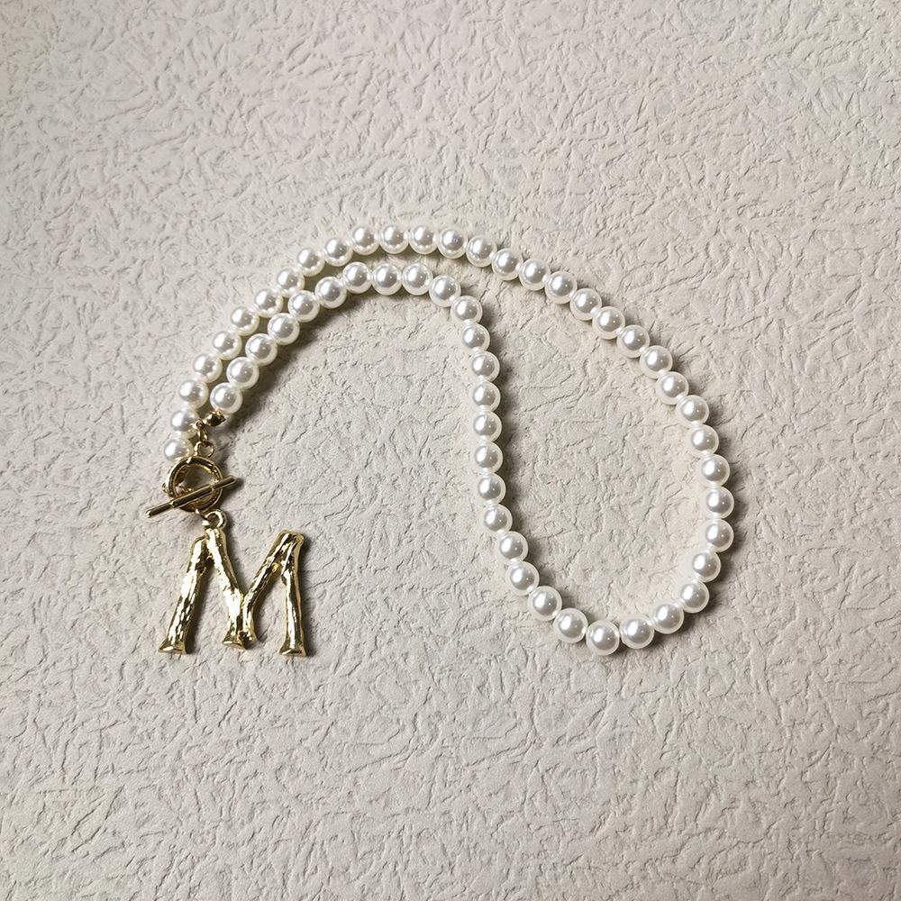 Unique Letter 26 Pendant Pearl Necklace Chic Alloy Jewelry Perfect For Fashion Lovers M
Unique Letter 26 Pendant Pearl Necklace Chic Alloy Jewelry Perfect For Fashion Lovers M