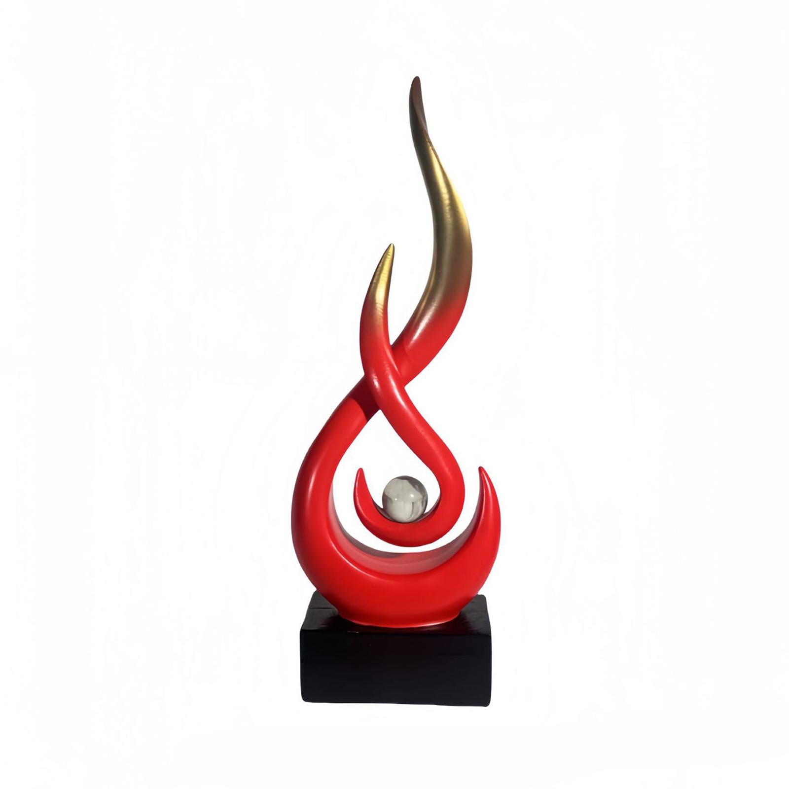Modern Flame Resin Sculpture, Art Deco - Decorative Statue One Size червоний
Modern Flame Resin Sculpture, Art Deco - Decorative Statue One Size червоний