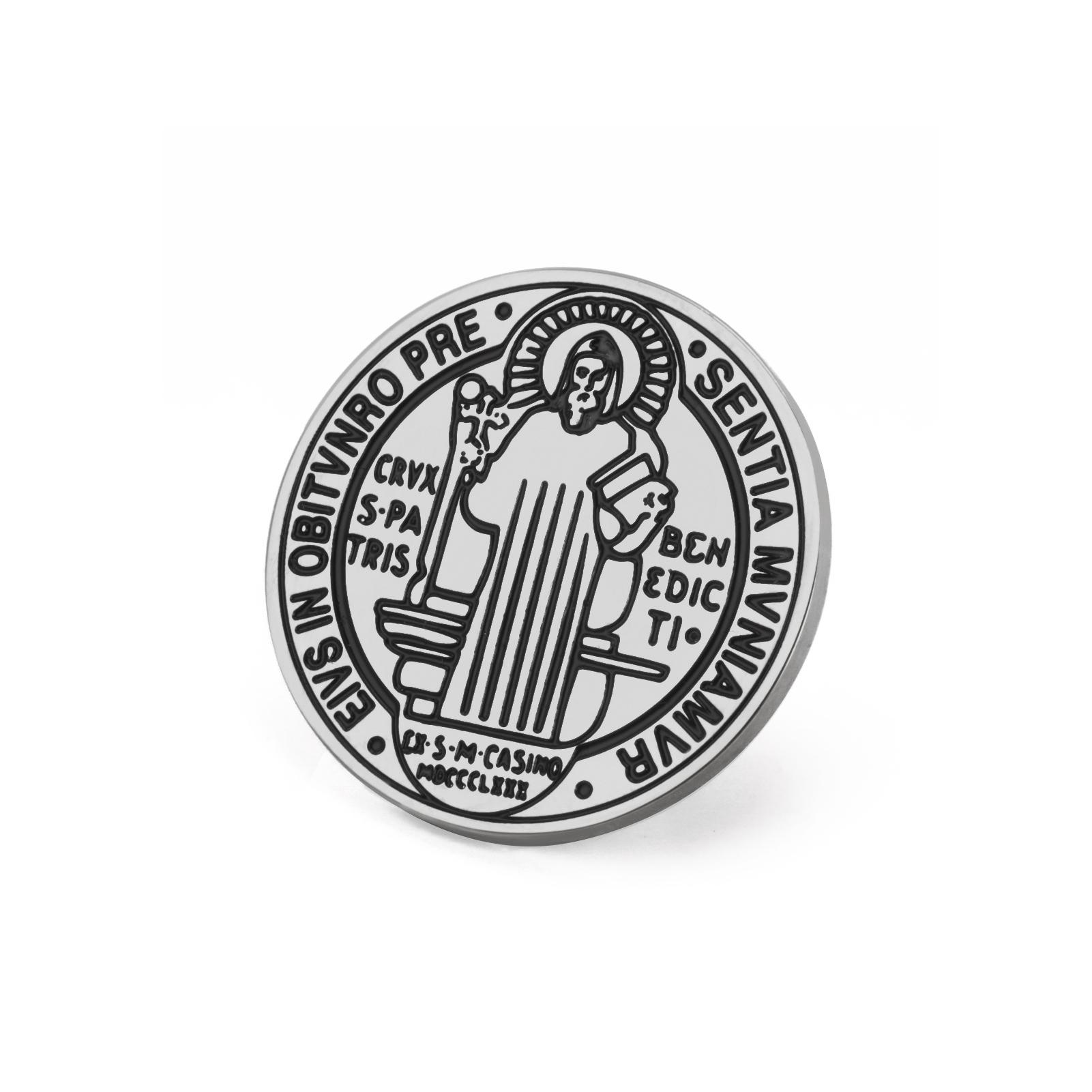 LIKGREAT Vintage Saint Benedict Brooch Stainless Steel Pins for Women Men Catholic Spiritual Protection Badge Amulet JewelryGift
LIKGREAT Vintage Saint Benedict Brooch Stainless Steel Pins for Women Men Catholic Spiritual Protection Badge Amulet JewelryGift
