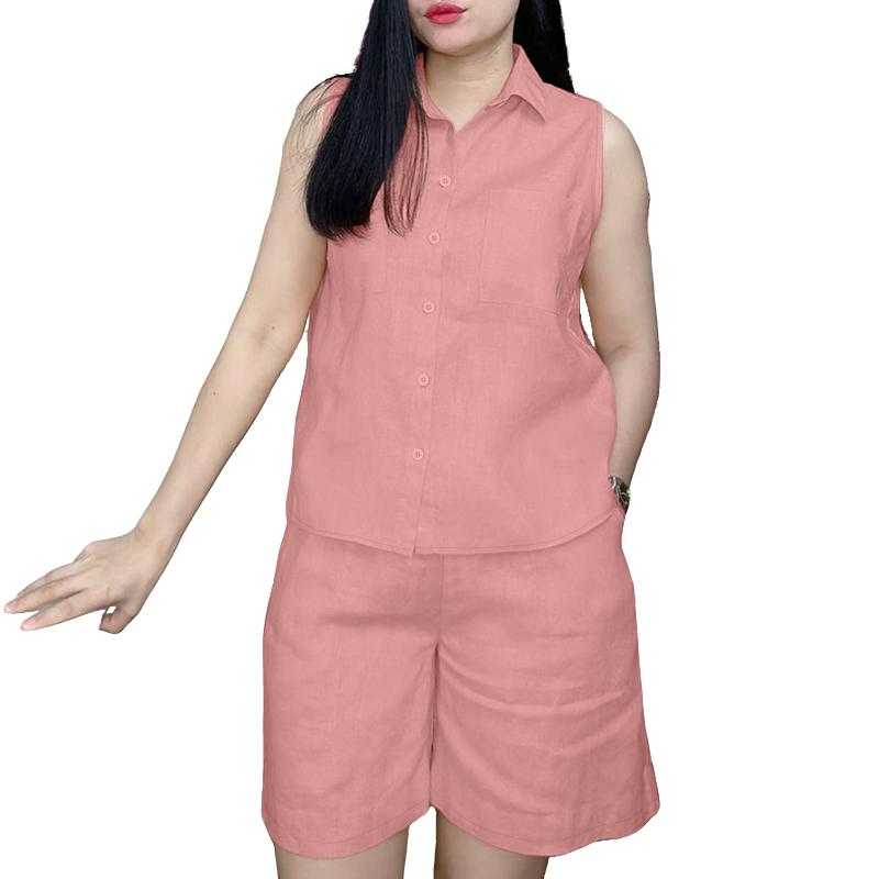 ZANZEA Women Sleeveless Vest Tops and Shorts Summer Two Piece Suit Sets 4XL
ZANZEA Women Sleeveless Vest Tops and Shorts Summer Two Piece Suit Sets 4XL