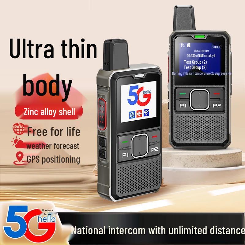 GT580 Ultra-thin 5G Walkie-Talkie with Unlimited Range, Vehicle-Mount, GPS, and SIM Card Slot Others
GT580 Ultra-thin 5G Walkie-Talkie with Unlimited Range, Vehicle-Mount, GPS, and SIM Card Slot Others