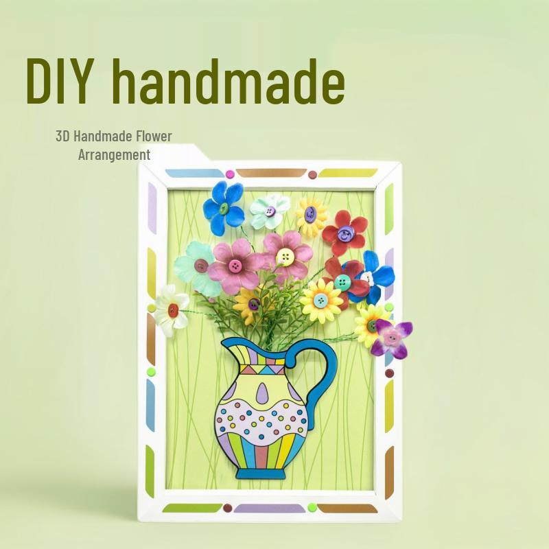Kids DIY Pipe Cleaner Flower Bouquet Kit - Ideal for Kindergarten Crafts & Holiday Gifts
Kids DIY Pipe Cleaner Flower Bouquet Kit - Ideal for Kindergarten Crafts & Holiday Gifts