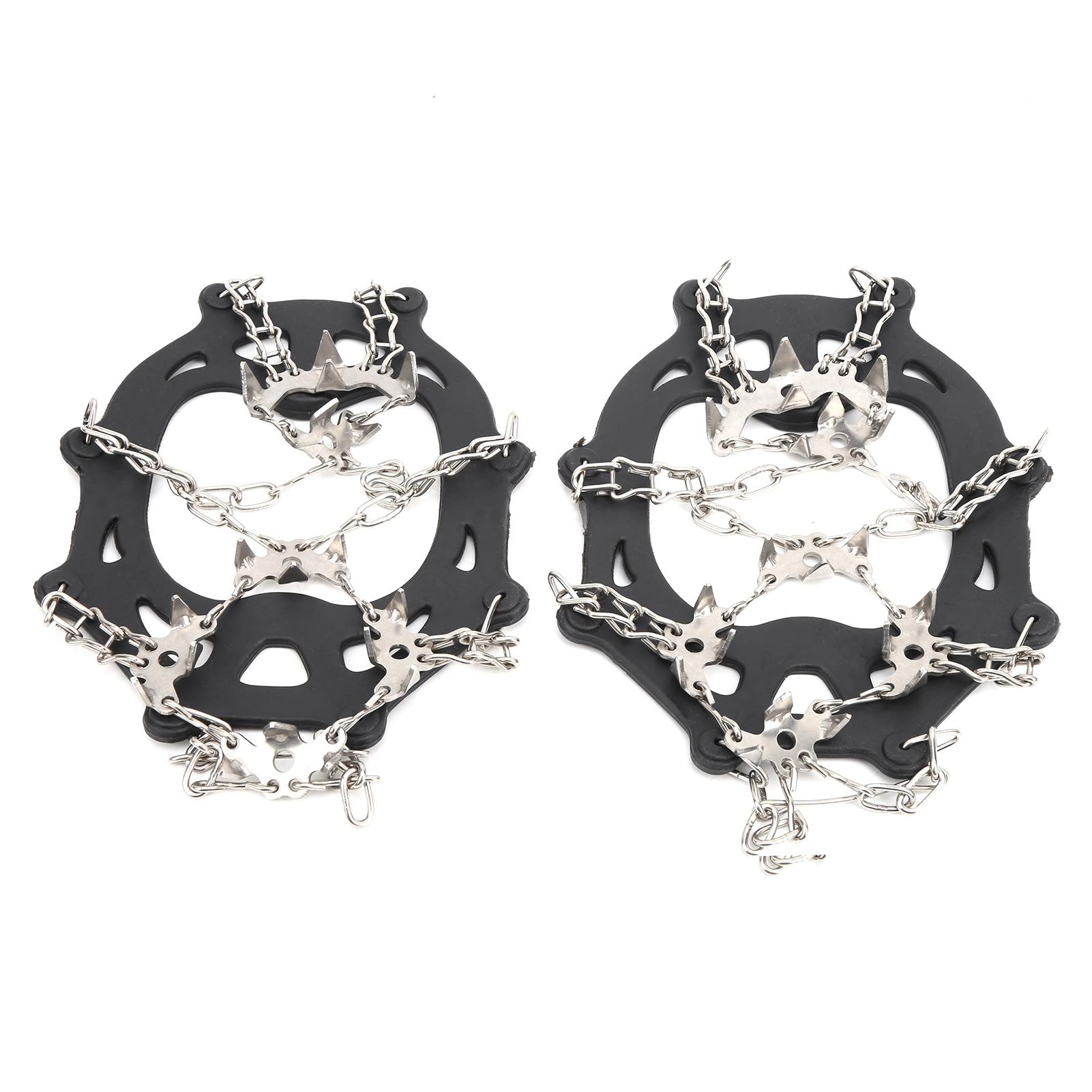 2Pcs 19 Teeth Outdoor Snow Climbing Crampons AntiSlips Shoes Covers Mountaineering Spikes
2Pcs 19 Teeth Outdoor Snow Climbing Crampons AntiSlips Shoes Covers Mountaineering Spikes