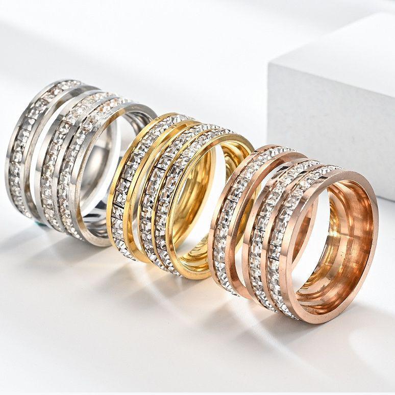 Titanium Steel European & American Fashion Zircon Square Diamond Couple Rings with Personality - 18K Gold-Plated Stainless Steel Jewelry. Size 8
Titanium Steel European & American Fashion Zircon Square Diamond Couple Rings with Personality - 18K Gold-Plated Stainless Steel Jewelry. Size 8