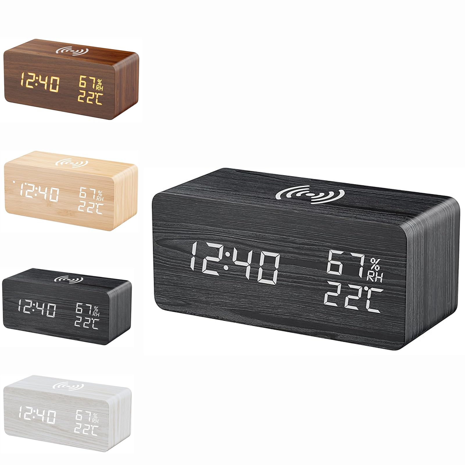 Tyislax Alarm Digital Desk Digital Battery Table 3 Sets of Adjustable Multifunctional Mobile Rechargeable Memory Weekend Alarm Off Wood Japanese
Tyislax Alarm Digital Desk Digital Battery Table 3 Sets of Adjustable Multifunctional Mobile Rechargeable Memory Weekend Alarm Off Wood Japanese