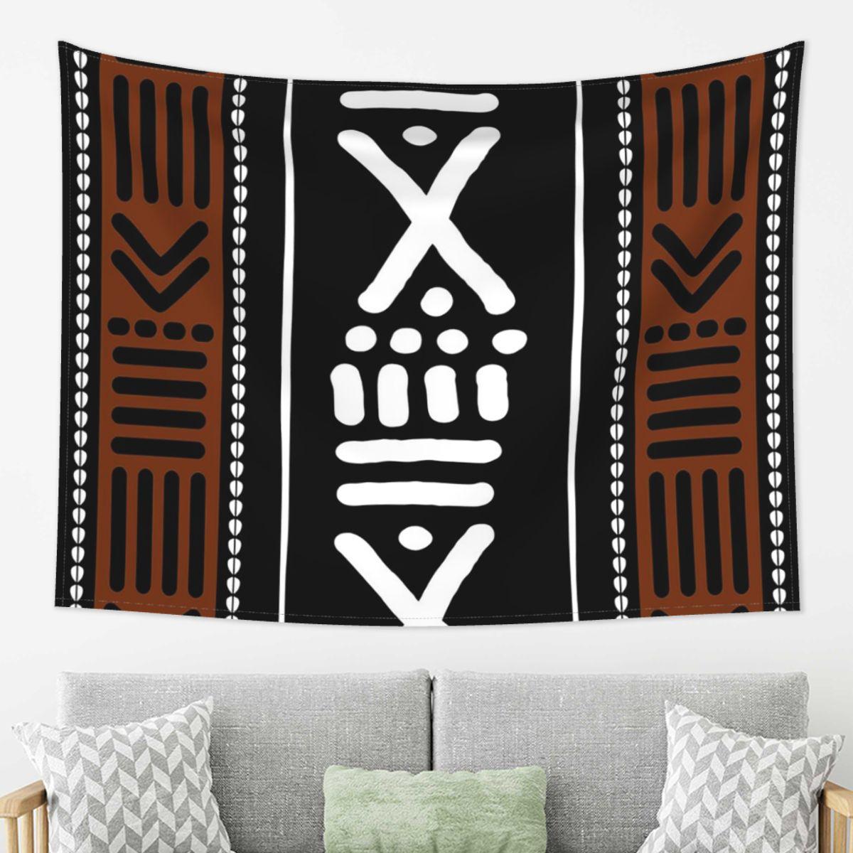 African Bogolan Tapestry Wall Hanging Aesthetic Home Decoration Tapestries for Dorm Room 74x94cm(29x37in)
African Bogolan Tapestry Wall Hanging Aesthetic Home Decoration Tapestries for Dorm Room 74x94cm(29x37in)