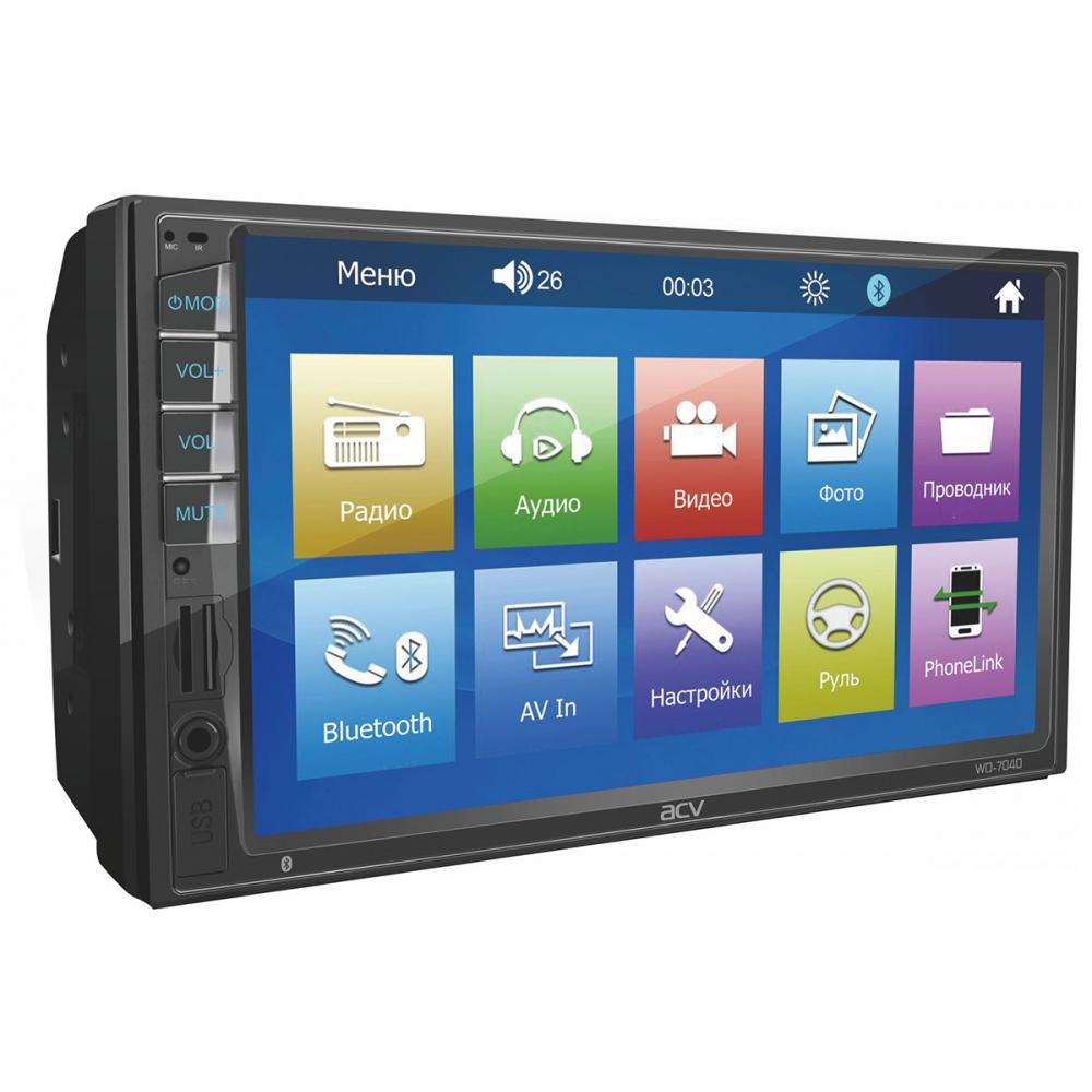 Автомобильная магнитола Acv WD-7040
Автомобильная магнитола Acv WD-7040