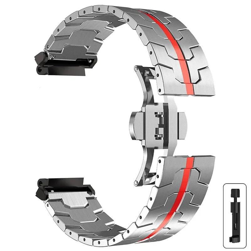 Сталевий ремінець для Huami Amazfit T-rex 3/2 Trex Pro Металевий ремінець для годинника Amazfit T-Rex Ultra Метеликова застібка Аксесуари для смарт-годинника Amazfit T-Rex
Сталевий ремінець для Huami Amazfit T-rex 3/2 Trex Pro Металевий ремінець для годинника Amazfit T-Rex Ultra Метеликова застібка Аксесуари для смарт-годинника Amazfit T-Rex