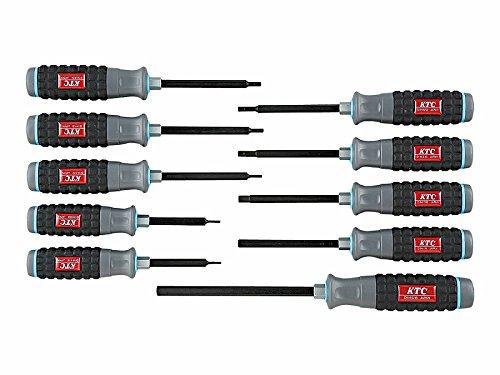 Kyoto Tool (KTC) Resin Handle Hexagonal Screwdriver Set, 10-Piece Set, TD1H10B
Kyoto Tool (KTC) Resin Handle Hexagonal Screwdriver Set, 10-Piece Set, TD1H10B