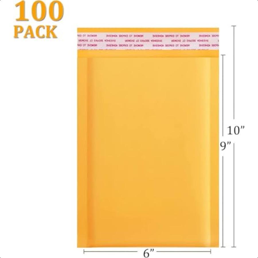 пузырчатые почтовые пакеты 6x10100 штук Полезный размер 6x9 дюймовпузырчатые конверты 6x9 желтые Самоклеящиеся Прочные Клейкие Почтовые пакеты Амортизирующая прокладка United States
пузырчатые почтовые пакеты 6x10100 штук Полезный размер 6x9 дюймовпузырчатые конверты 6x9 желтые Самоклеящиеся Прочные Клейкие Почтовые пакеты Амортизирующая прокладка United States