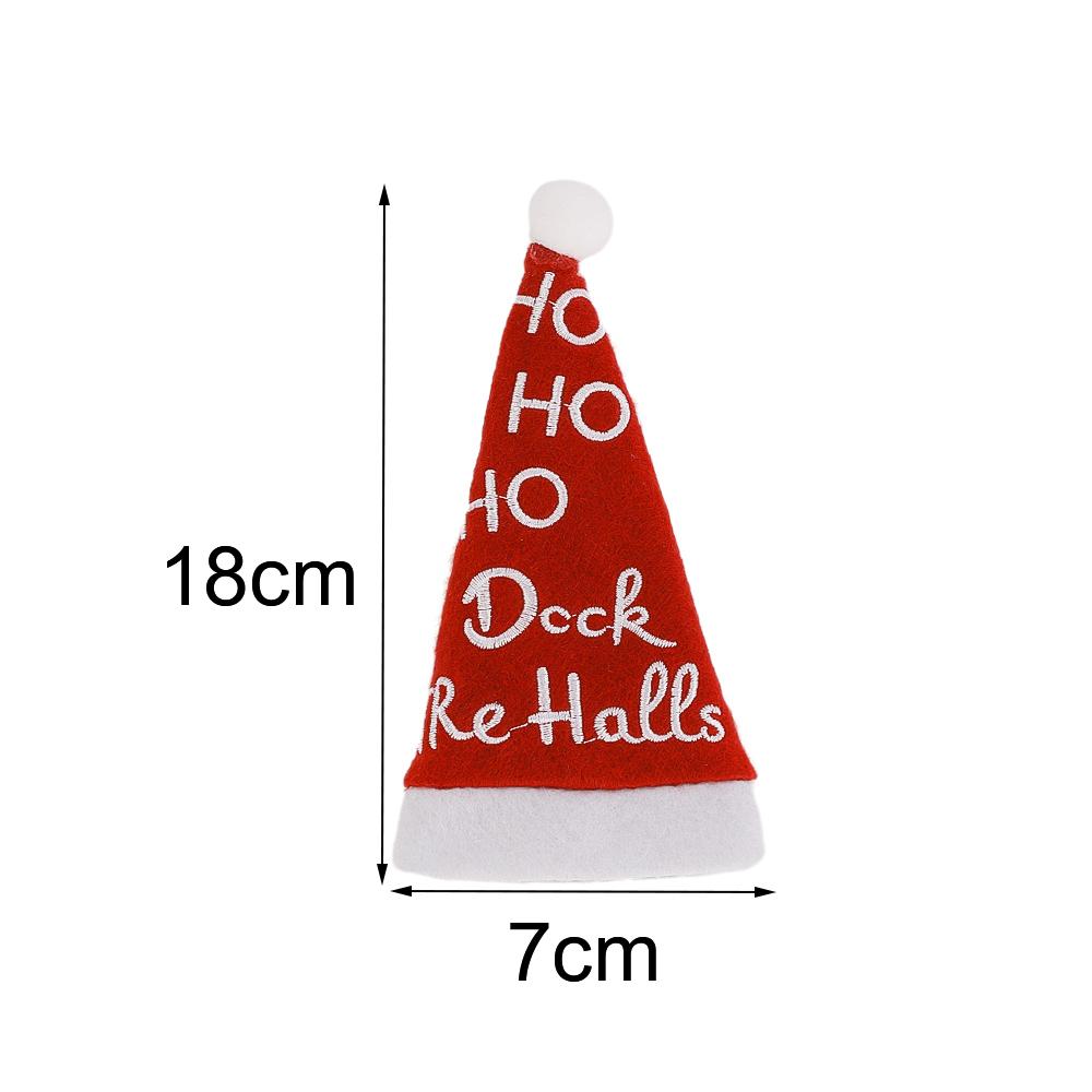 Chirstmas Decoration Cutlery Holder Bag Christmas Hat Fork Knife Cutlery Cover Xmas Home Kitchen Ornaments New Year Party Decor
Chirstmas Decoration Cutlery Holder Bag Christmas Hat Fork Knife Cutlery Cover Xmas Home Kitchen Ornaments New Year Party Decor