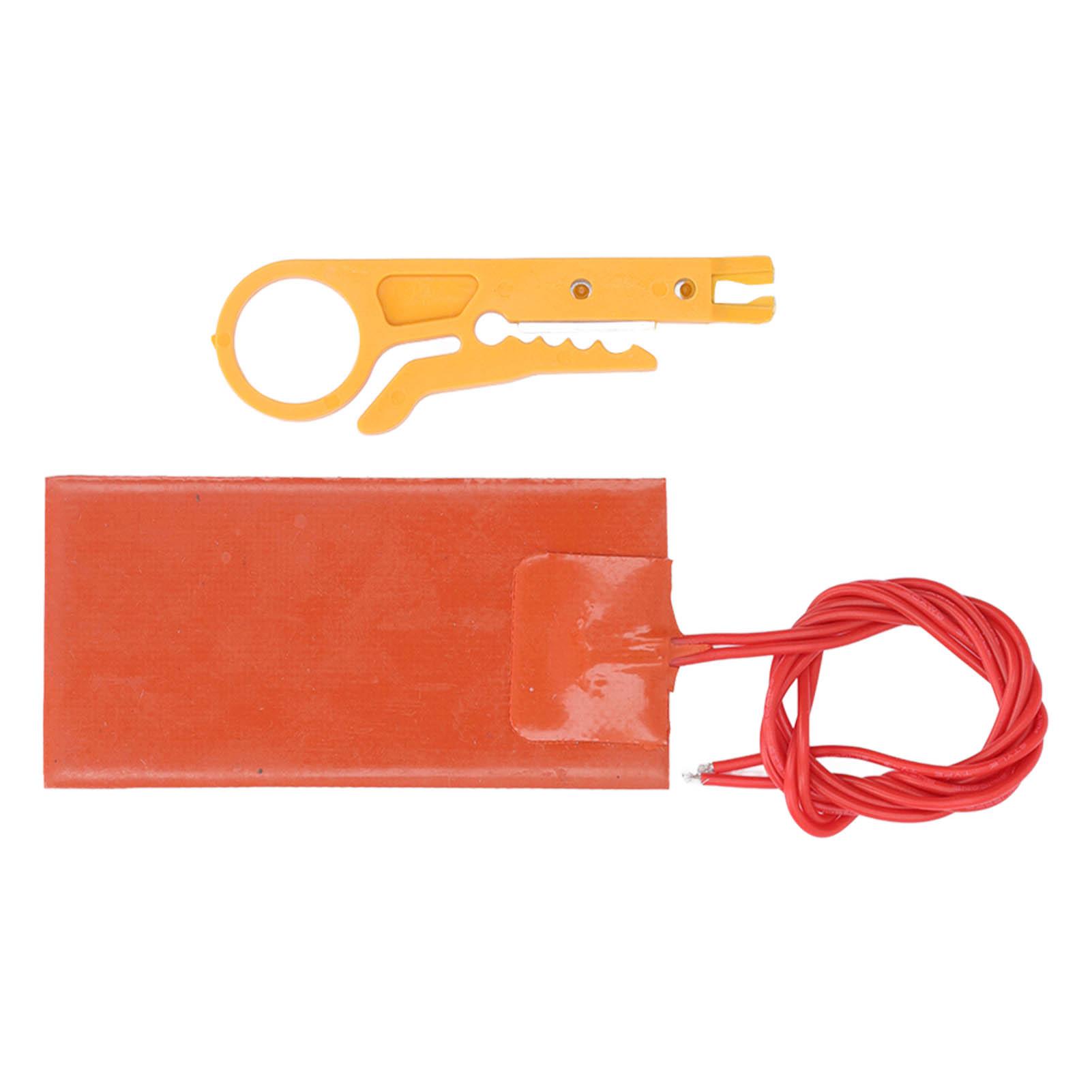 Силіконовий гумовий нагрівальний килимок Безпечний Висока ефективність теплопередачі Гнучкий нагрівальний килимок 12В 15Вт 250 градусів Цельсія
Силіконовий гумовий нагрівальний килимок Безпечний Висока ефективність теплопередачі Гнучкий нагрівальний килимок 12В 15Вт 250 градусів Цельсія