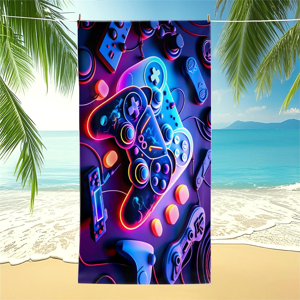 1Pc Large Gaming Controller Print Beach Towel, Vibrant Towel For Travel Camping Pool Outdoor Lightweight Swim Blanket Towel W40*H60(CM)
1Pc Large Gaming Controller Print Beach Towel, Vibrant Towel For Travel Camping Pool Outdoor Lightweight Swim Blanket Towel W40*H60(CM)