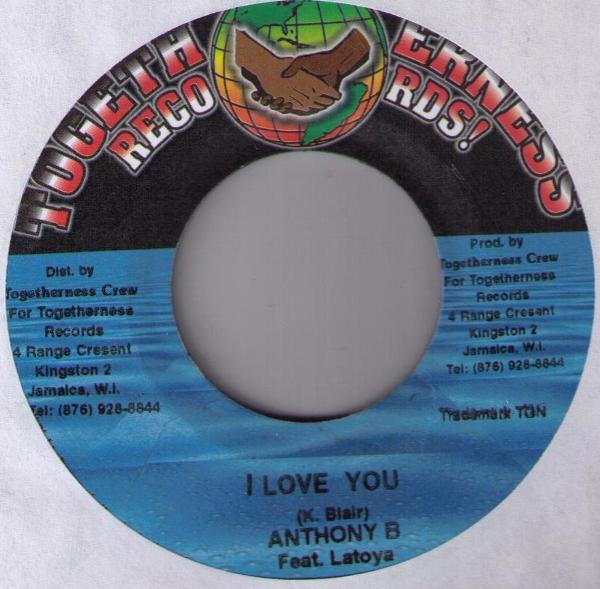7inch Record ANTHONY B, LATOYA - I Love You NONE Togetherness Re 2001 Jamaica Reggae, Ska & Dub Used
7inch Record ANTHONY B, LATOYA - I Love You NONE Togetherness Re 2001 Jamaica Reggae, Ska & Dub Used