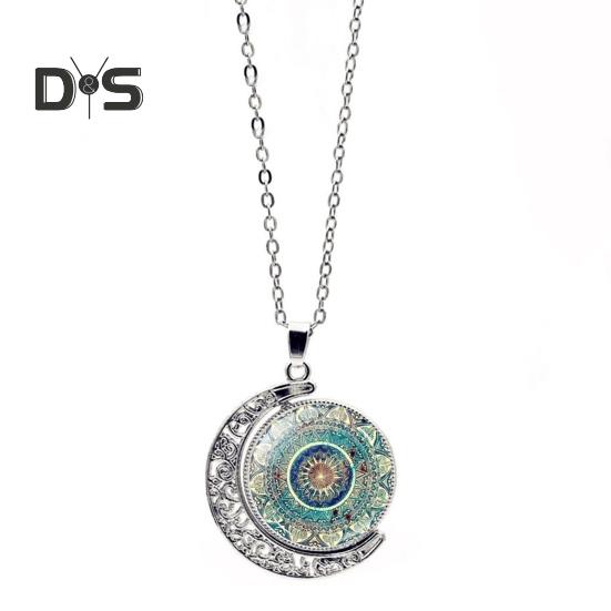 Цветочное ожерелье с двухсторонним вращающимся кулоном в виде луны, женское ожерелье с цепочкой для свитера, украшения для свиданий, банкетов, повседневной одежды зелёный
Цветочное ожерелье с двухсторонним вращающимся кулоном в виде луны, женское ожерелье с цепочкой для свитера, украшения для свиданий, банкетов, повседневной одежды зелёный