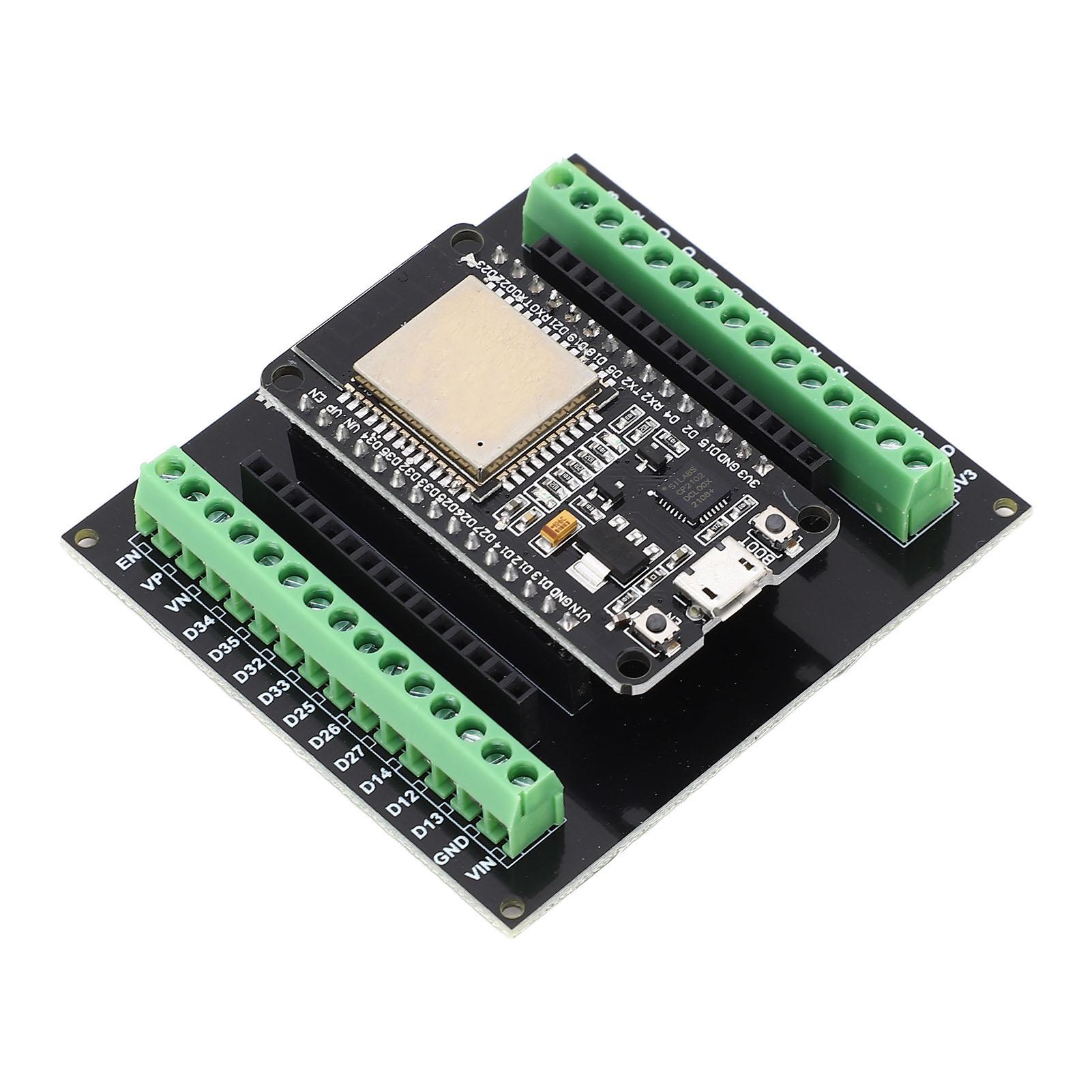 Для плати розробки ESP32 30-контактний модуль розширення 2,4 ГГц WiFi Bluetooth 2,3‑3,6 В 80 мА
Для плати розробки ESP32 30-контактний модуль розширення 2,4 ГГц WiFi Bluetooth 2,3‑3,6 В 80 мА