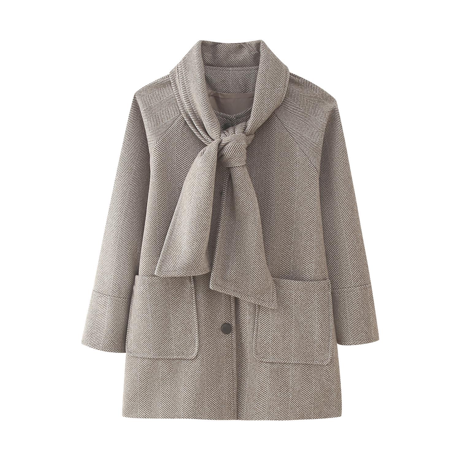 Женская мода весна 2025: Универсальное пальто с длинными рукавами в европейском и американском стиле, в виде шарфа Small
Женская мода весна 2025: Универсальное пальто с длинными рукавами в европейском и американском стиле, в виде шарфа Small