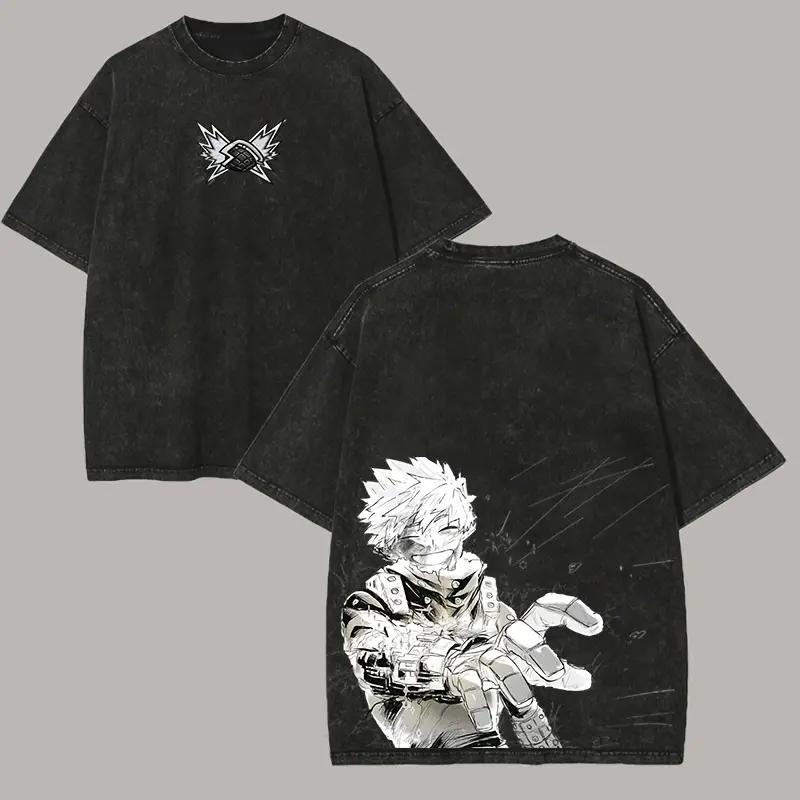 Bakugou Katsuki My Hero Academia T-shirt Vintage Washed T Shirt Summer Short Sleeve Pure Cotton Tees Tops Men Women Clothing S
Bakugou Katsuki My Hero Academia T-shirt Vintage Washed T Shirt Summer Short Sleeve Pure Cotton Tees Tops Men Women Clothing S