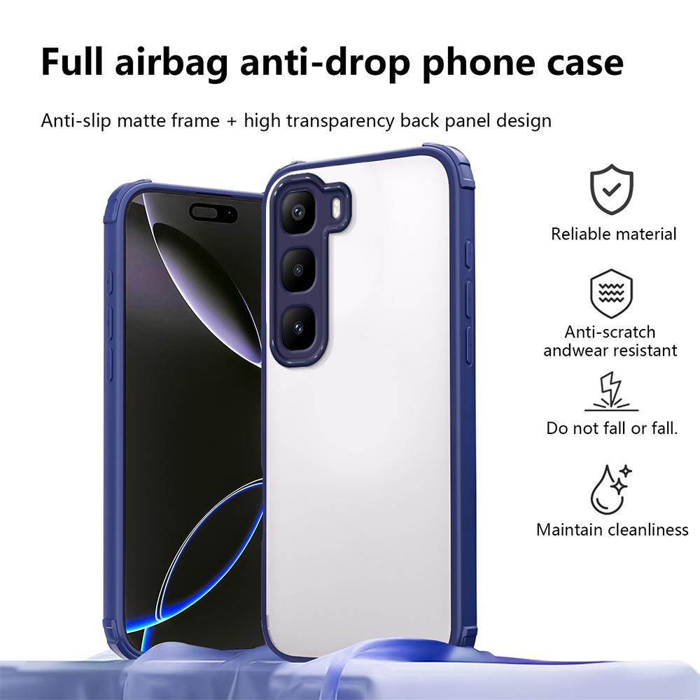 Для Infinix Hot 60 Pro Plus Прозрачный противоударный чехол с усиленными углами для Infinix Hot60 Pro 60i 50 4G Противоударная матовая задняя крышка For Hot 60pro
Для Infinix Hot 60 Pro Plus Прозрачный противоударный чехол с усиленными углами для Infinix Hot60 Pro 60i 50 4G Противоударная матовая задняя крышка For Hot 60pro