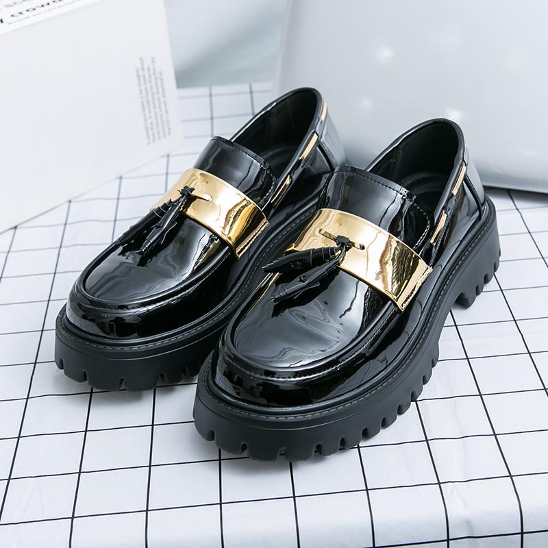 New Men s Designer Black White Gold Mixed Wedding Thick-soled Elevator Shoes Gentleman Business Flats Dress Homecoming Footwear 38
New Men s Designer Black White Gold Mixed Wedding Thick-soled Elevator Shoes Gentleman Business Flats Dress Homecoming Footwear 38