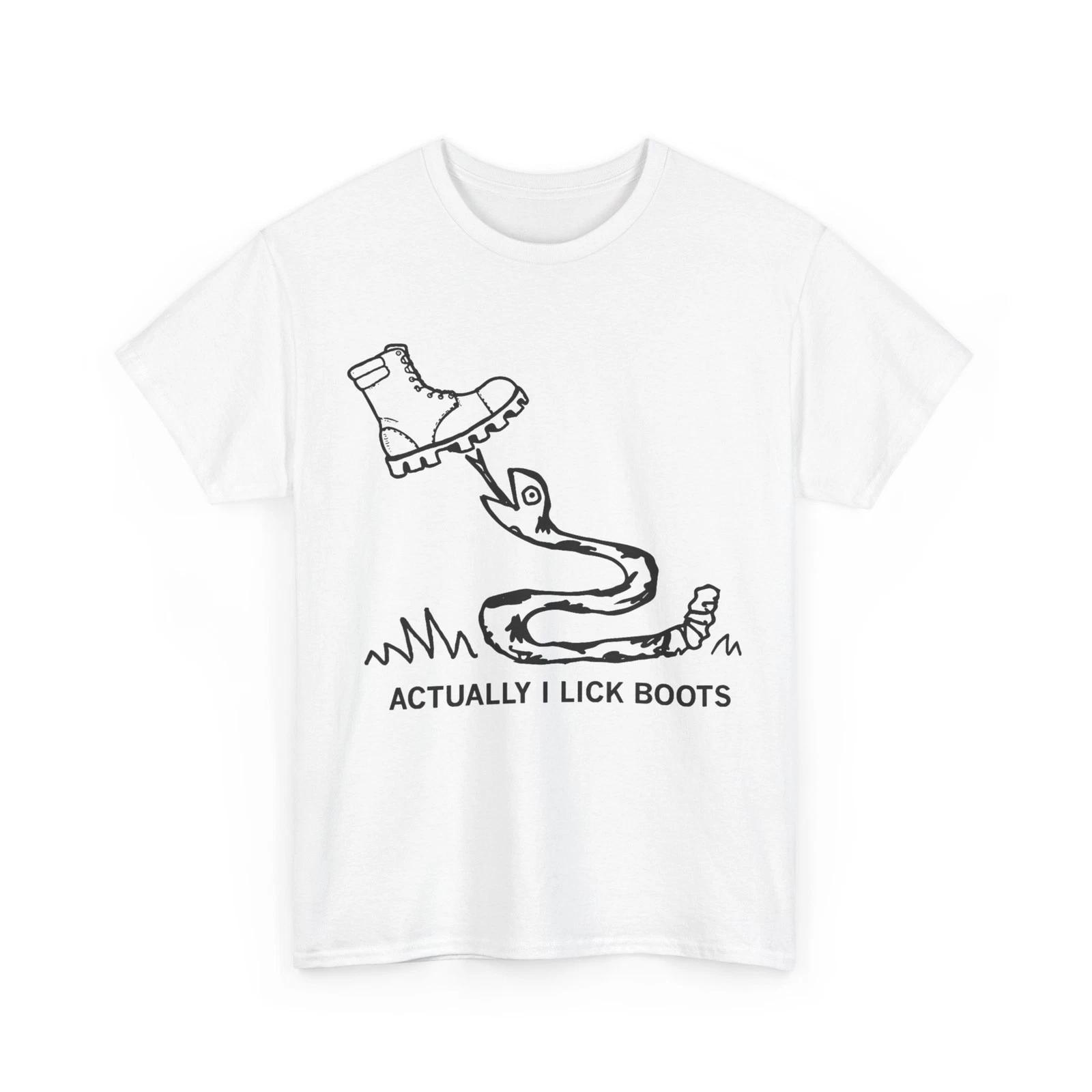 Bootlicker Snake Shirt, Actually I Lick Boots Funny Meme Women Men Shirt M
Bootlicker Snake Shirt, Actually I Lick Boots Funny Meme Women Men Shirt M